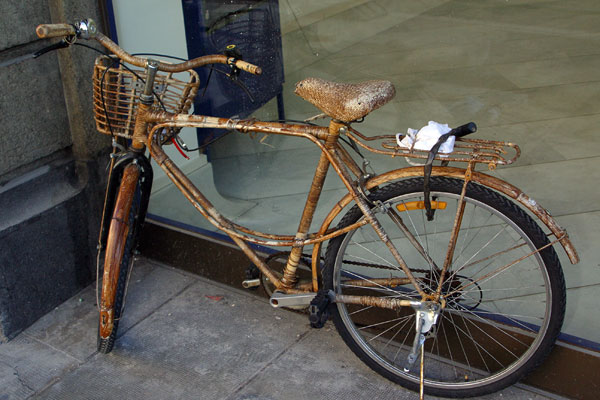 Wicker bicycle