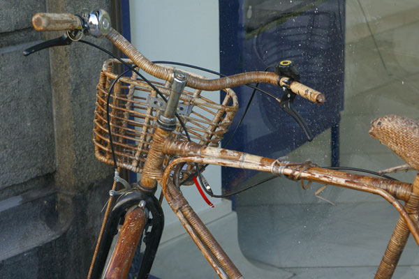 Wicker bicycle