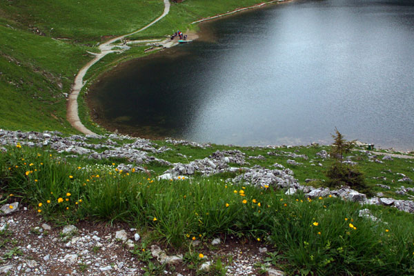 The lake