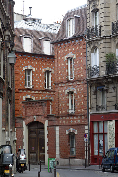 Brick building near Notre Dame