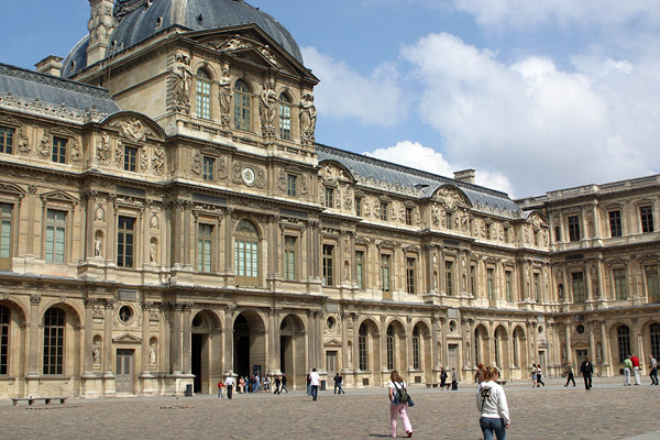 Small part of Louvre