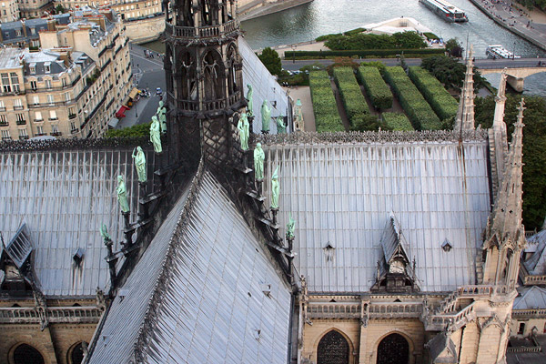 Notre Dame from above